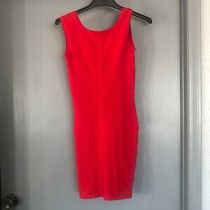 -Women's KARDASHIAN KOLLECTION Bodycon Cocktail Dress Red Sz XS sleeveless